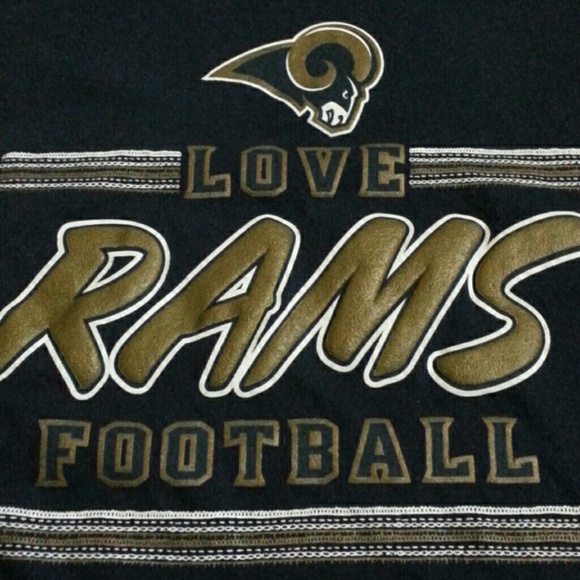 NFL LOS ANGELES RAMS FOOTBALL TEAM LOVE RAMS TOP - Picture 4 of 6